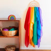 Sarah Silk's Rainbow Playsilk Display | Conscious Craft
